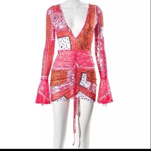 Bandana Print Dress